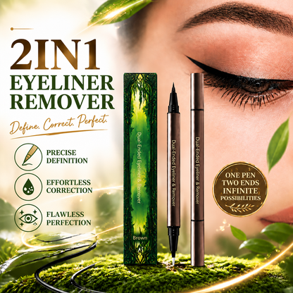 Draw Wings, Erase Mistakes! 2-in-1 Dual-Ended Eyeliner