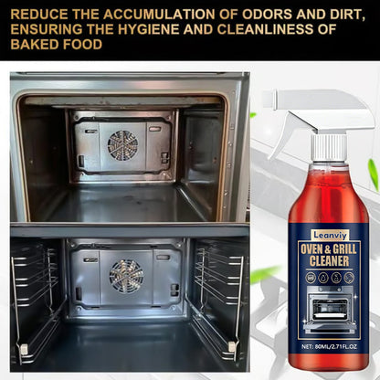 🔥Leanviy Oven & Grill Cleaner: Cuts Through Grease & Burnt-On Food Fast