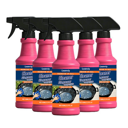 🔥Leanviy Fast-Acting Grill Degreaser Spray - Grease Gone in Minutes
