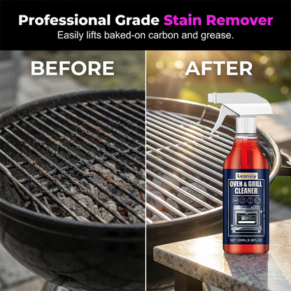 🔥Leanviy Oven & Grill Cleaner: Cuts Through Grease & Burnt-On Food Fast