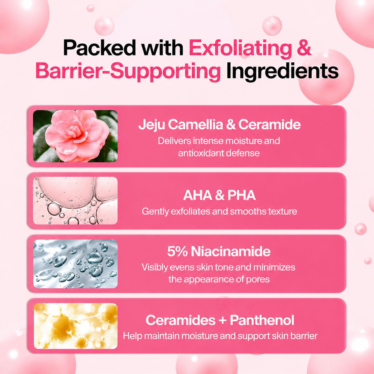 5% Niacinamide + Korean Botanical Skincare + Gentle Pore Refining