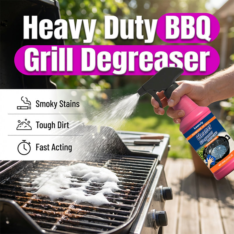 🔥Leanviy Fast-Acting Grill Degreaser Spray - Grease Gone in Minutes