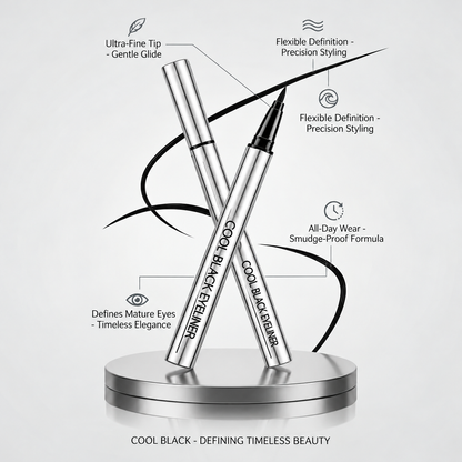 Precision Liquid Eyeliner Pen, Waterproof Long Lasting