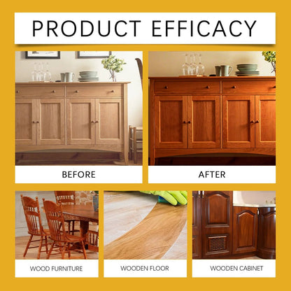 ✨Leanviy Natural Beeswax Wood Polish Spray | Revive Faded Wood, Eliminate Dull Look