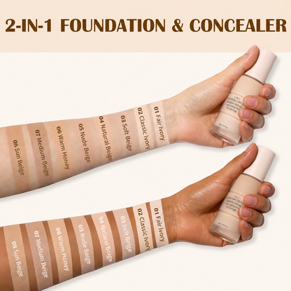 24H Flawless Matte Foundation & Concealer Duo
