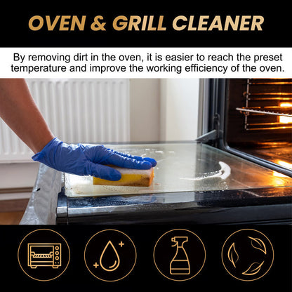 🔥Leanviy Oven & Grill Cleaner: Cuts Through Grease & Burnt-On Food Fast