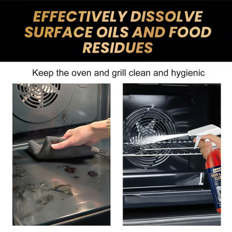 🔥Leanviy Oven & Grill Cleaner: Cuts Through Grease & Burnt-On Food Fast