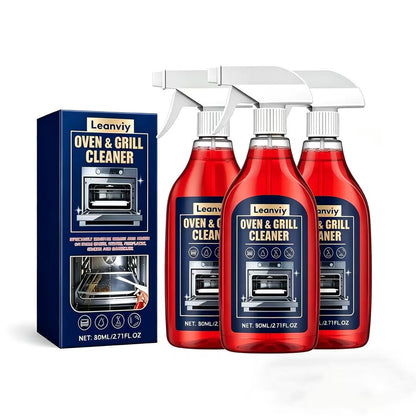 🔥Leanviy Oven & Grill Cleaner: Cuts Through Grease & Burnt-On Food Fast