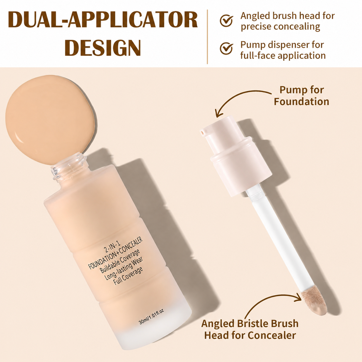24H Flawless Matte Foundation & Concealer Duo