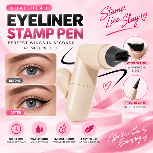 Dual-Head Eyeliner Stamp Pen