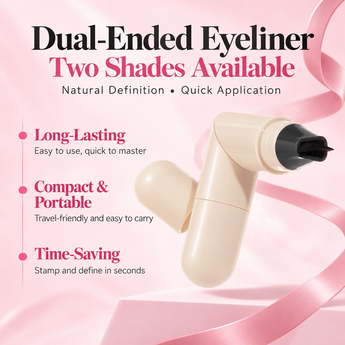 Dual-Head Eyeliner Stamp Pen