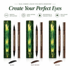 Draw Wings, Erase Mistakes! 2-in-1 Dual-Ended Eyeliner