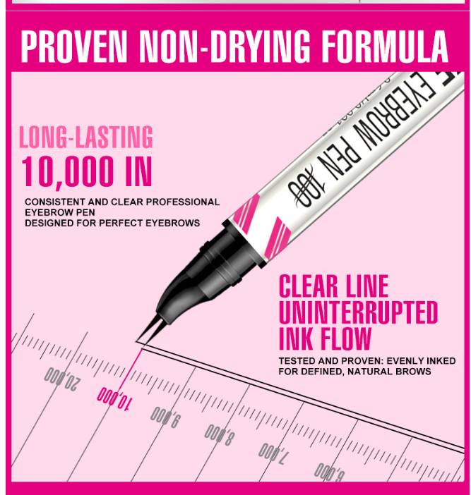 2-in-1 Curved Hair-Like Eyebrow Pen | Draw Natural Wild Brows In Seconds