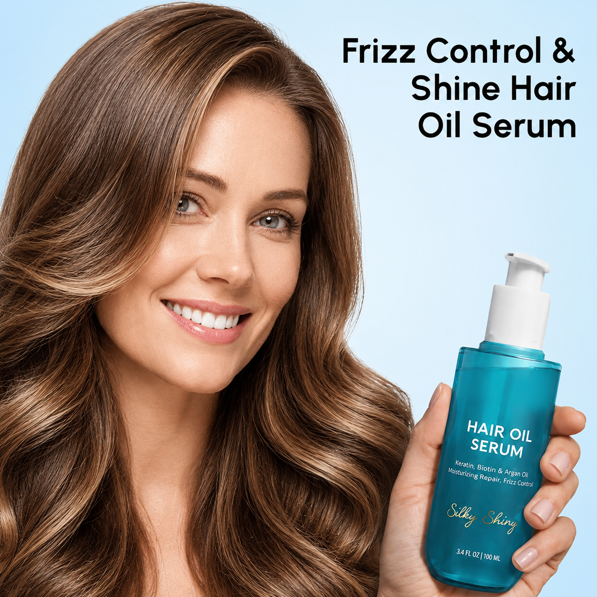 Salon-Level Hair Repair Serum For Silky, Smooth & Frizz-Free Hair