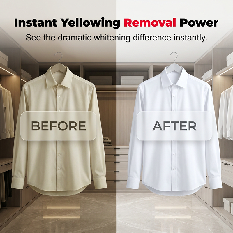🧺 Powerful Stain Remover Brightening Fabric Laundry Cleaning Sheets