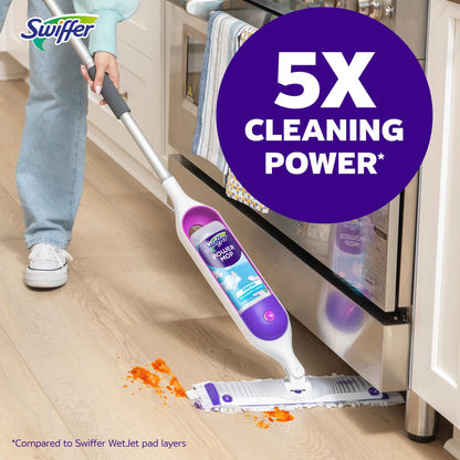 Swiffer Power Mop Refill Solution, Tile, Vinyl, Laminate, Wood, Floor Cleaner, Fresh, 25.3 fl oz - product image 6