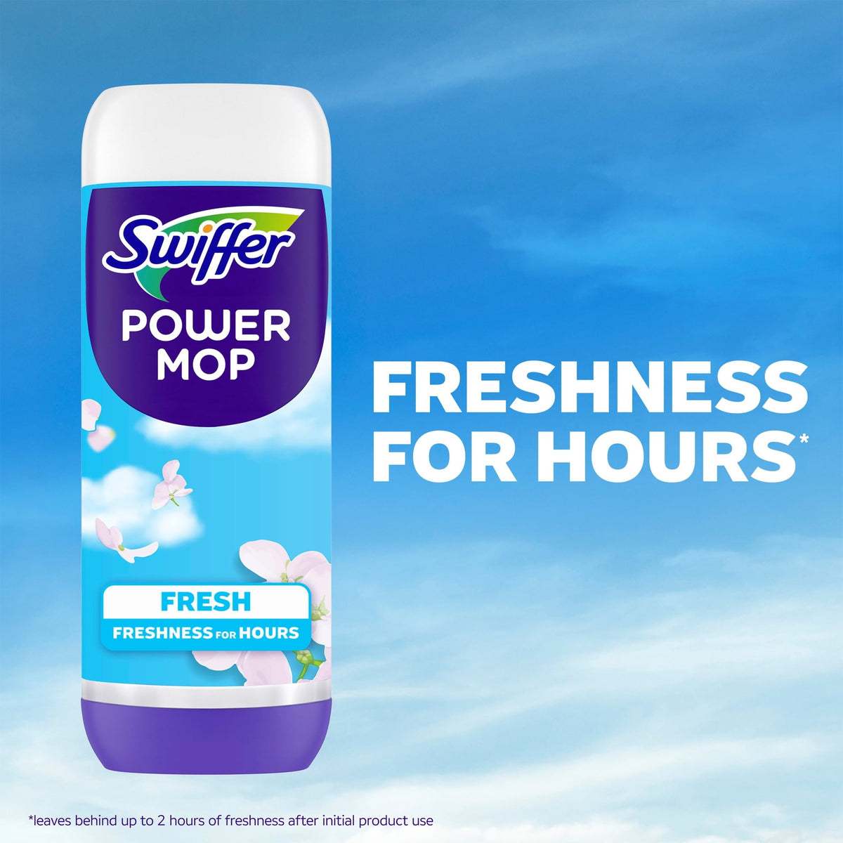 Swiffer Power Mop Refill Solution, Tile, Vinyl, Laminate, Wood, Floor Cleaner, Fresh, 25.3 fl oz - product image 7